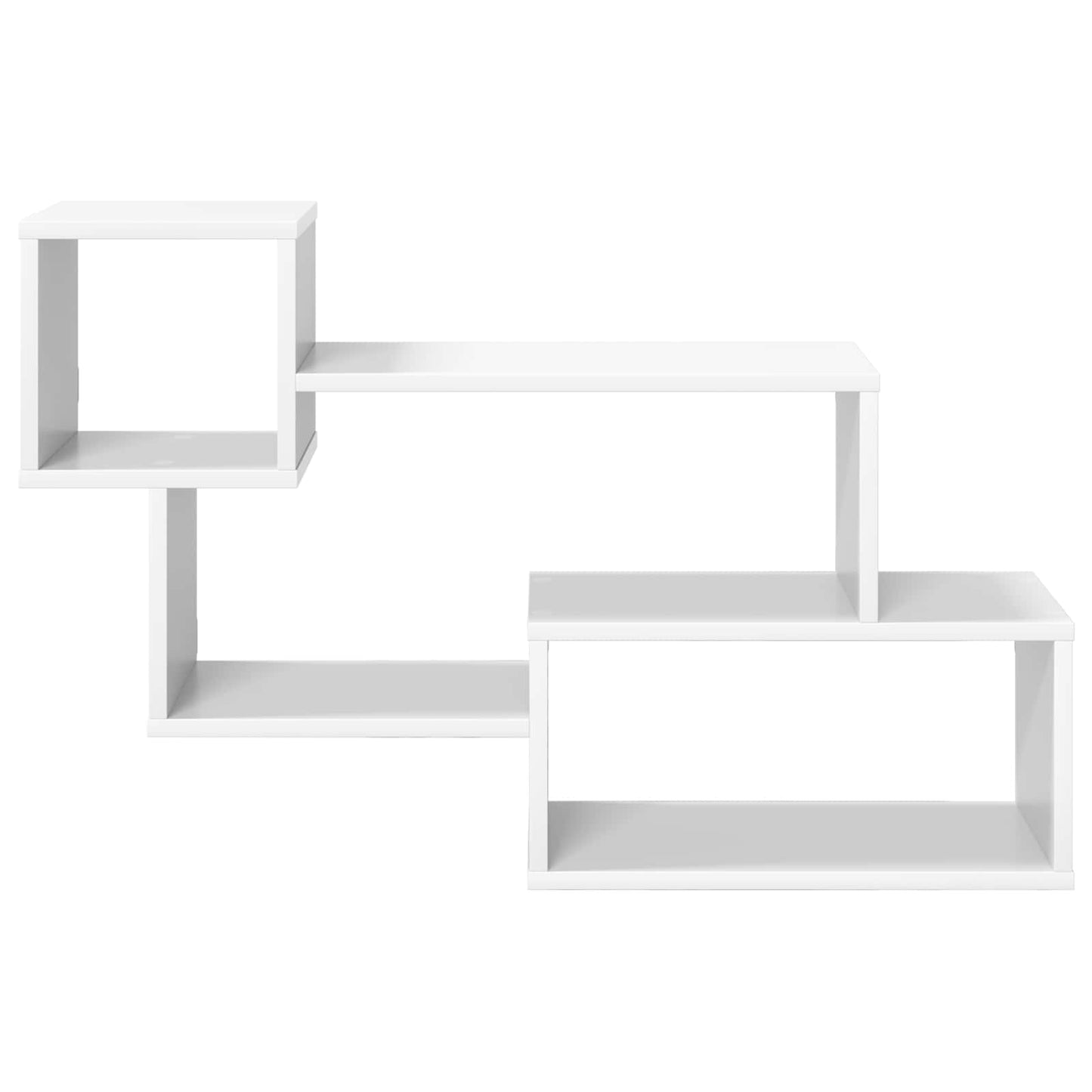 vidaXL Floating Shelf Wall-Mounted White 87 x 20 x 55 cm