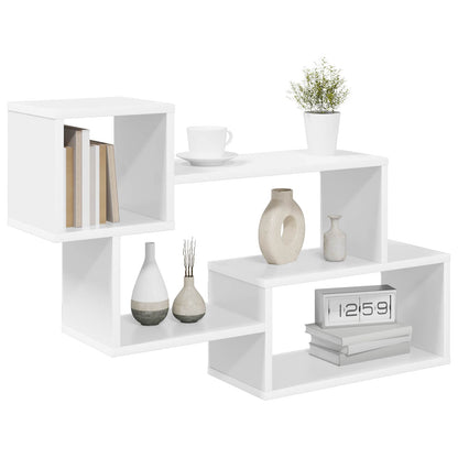 vidaXL Floating Shelf Wall-Mounted White 87 x 20 x 55 cm