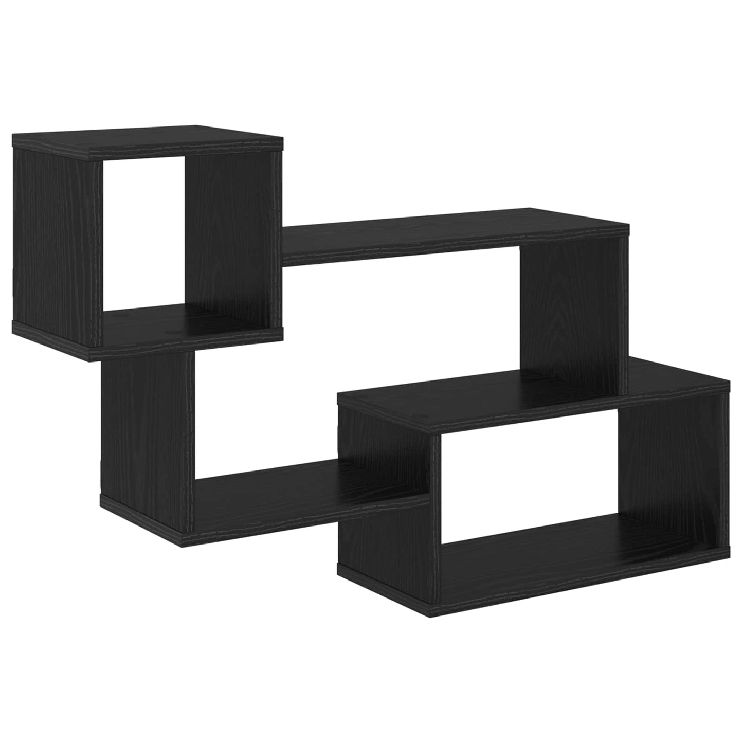 vidaXL Floating Shelf Wall-Mounted Black 87 x 20 x 55 cm
