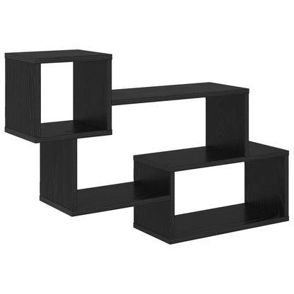 vidaXL Floating Shelf Wall-Mounted Black 87 x 20 x 55 cm