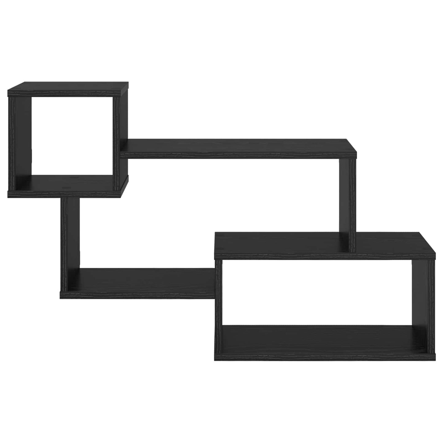 vidaXL Floating Shelf Wall-Mounted Black 87 x 20 x 55 cm
