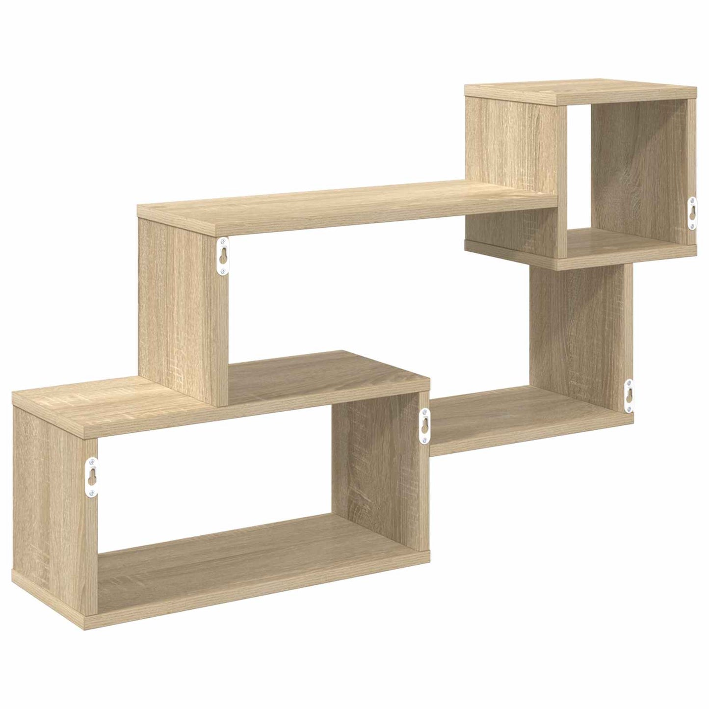 vidaXL Floating Shelf Wall-Mounted Brown 87 x 20 x 55 cm