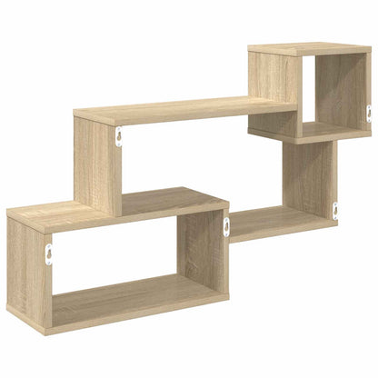 vidaXL Floating Shelf Wall-Mounted Brown 87 x 20 x 55 cm