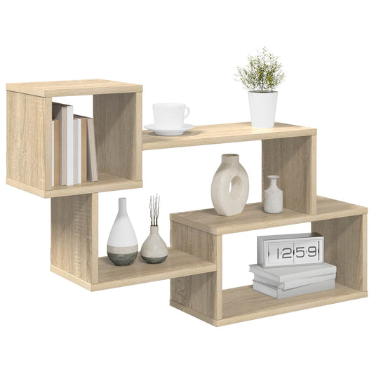 vidaXL Floating Shelf Wall-Mounted Sonoma Oak 87 x 20 x 55 cm