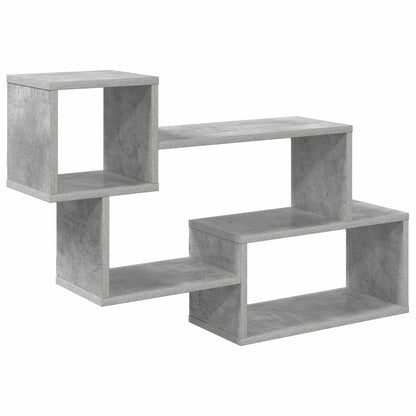 vidaXL Floating Shelf Wall-Mounted Grey 87 x 20 x 55 cm
