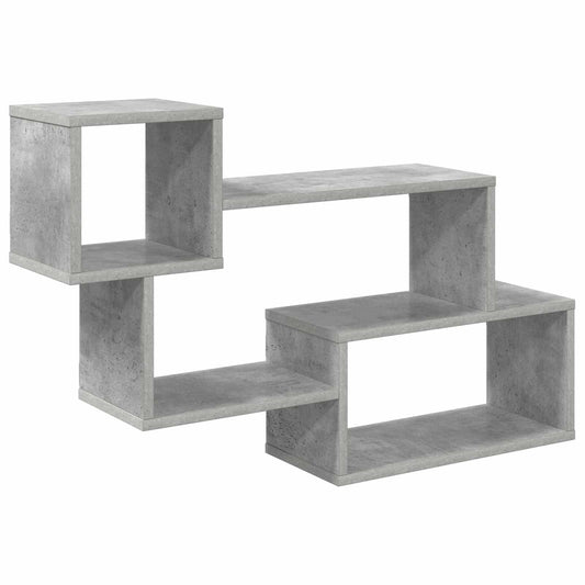 vidaXL Floating Shelf Wall-Mounted Concrete Grey 87 x 20 x 55 cm