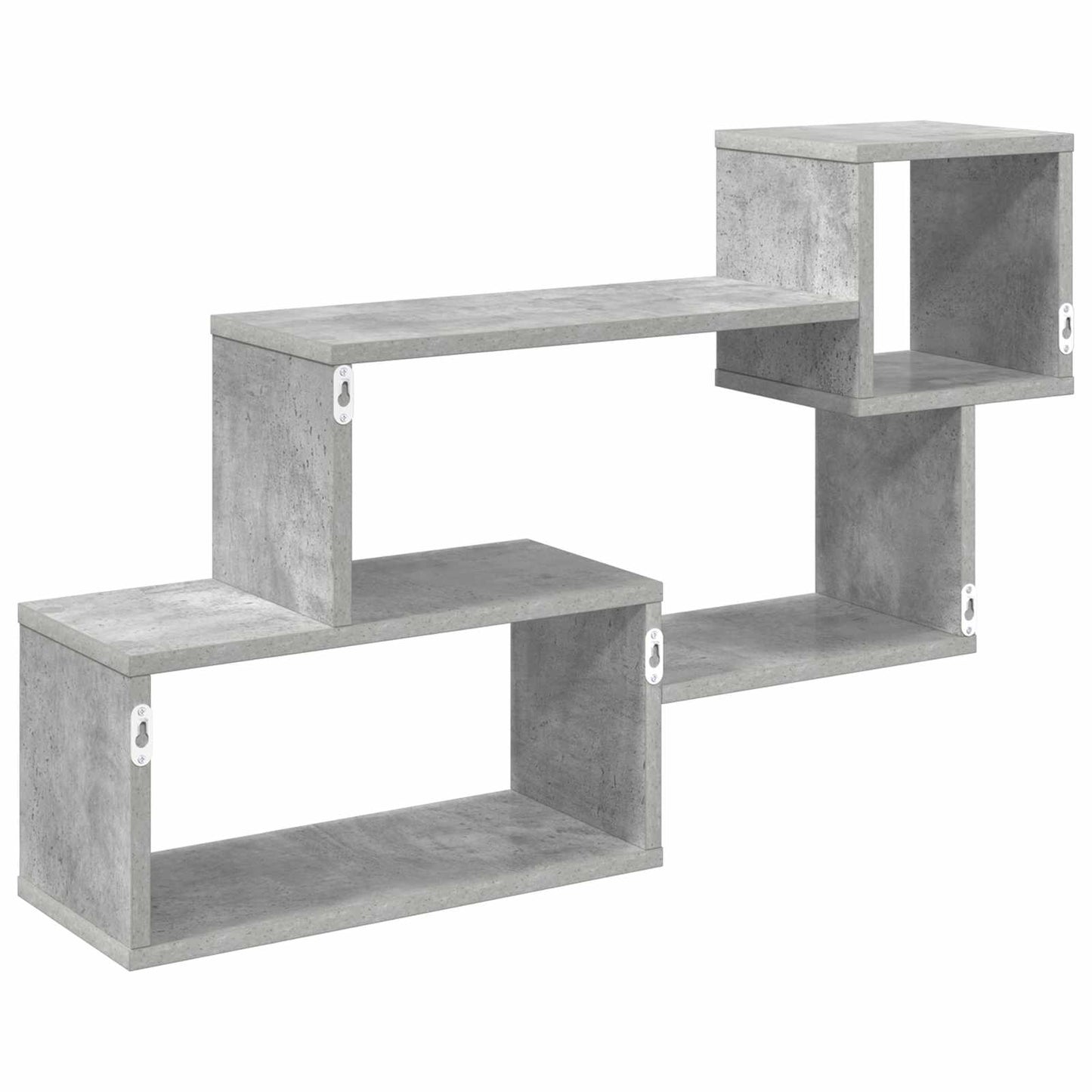 vidaXL Floating Shelf Wall-Mounted Grey 87 x 20 x 55 cm