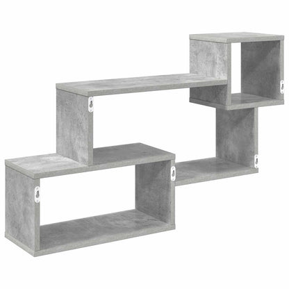vidaXL Floating Shelf Wall-Mounted Grey 87 x 20 x 55 cm