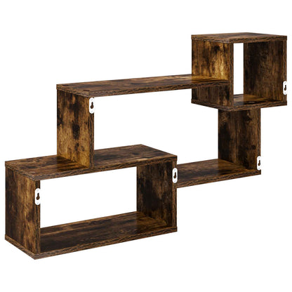 vidaXL Floating Shelf Wall-Mounted Brown 87 x 20 x 55 cm