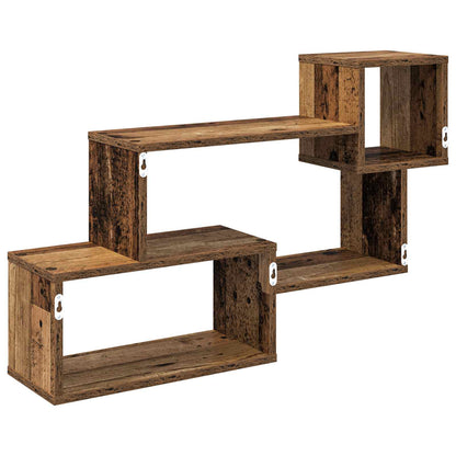 vidaXL Floating Shelf Wall-Mounted Brown 87 x 20 x 55 cm