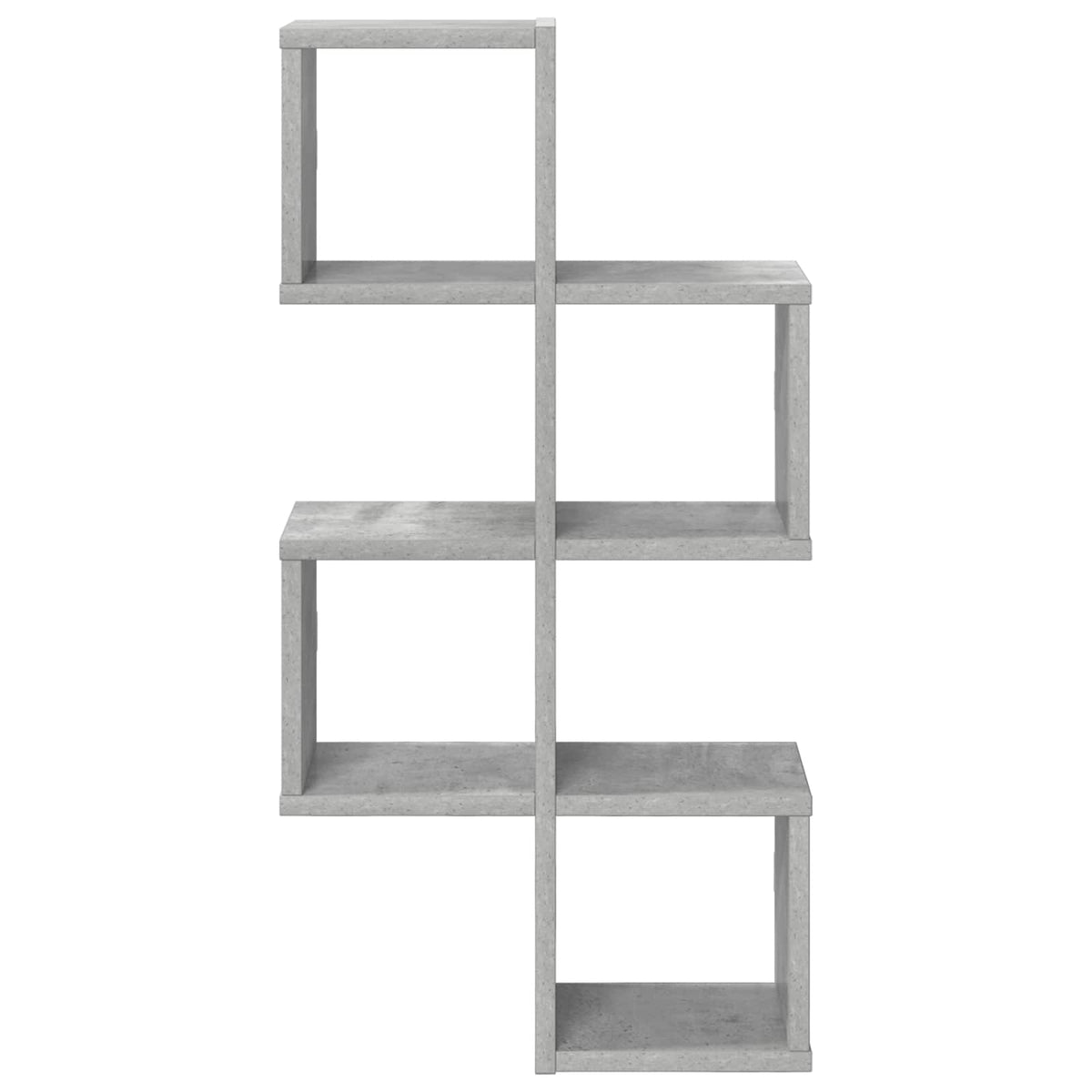 vidaXL Wall Shelf Wall-Mounted Concrete Grey 39 x 15 x 76 cm