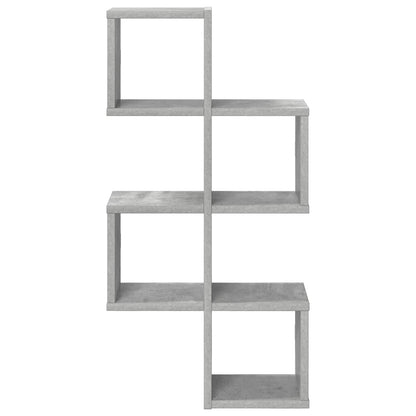 vidaXL Wall Shelf Wall-Mounted Concrete Grey 39 x 15 x 76 cm