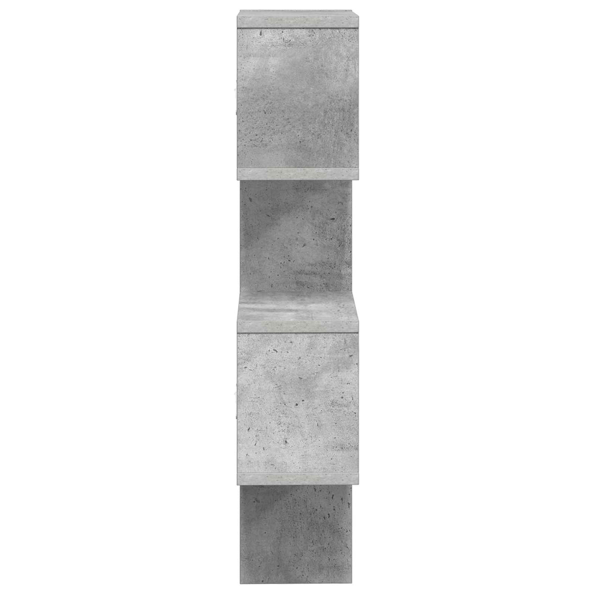 vidaXL Wall Shelf Wall-Mounted Concrete Grey 39 x 15 x 76 cm