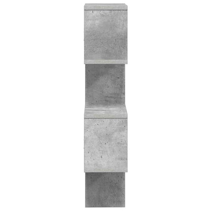 vidaXL Wall Shelf Wall-Mounted Concrete Grey 39 x 15 x 76 cm