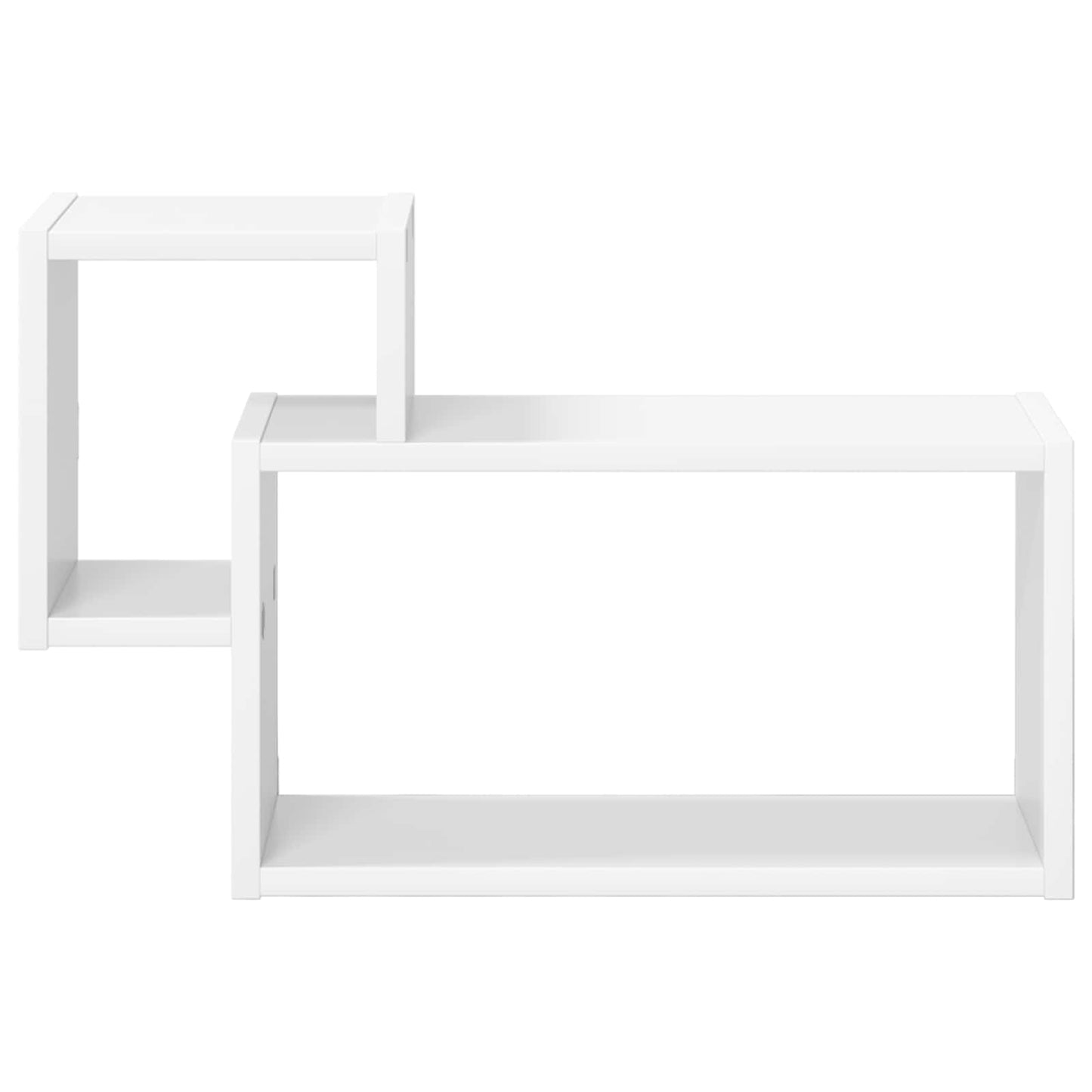 vidaXL Wall Shelf Wall-Mounted White 55 x 15 x 35 cm Engineered Wood