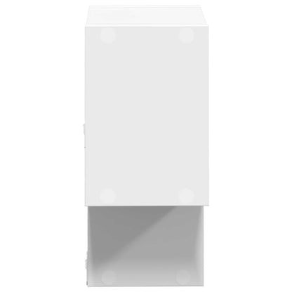 vidaXL Wall Shelf Wall-Mounted White 55 x 15 x 35 cm Engineered Wood