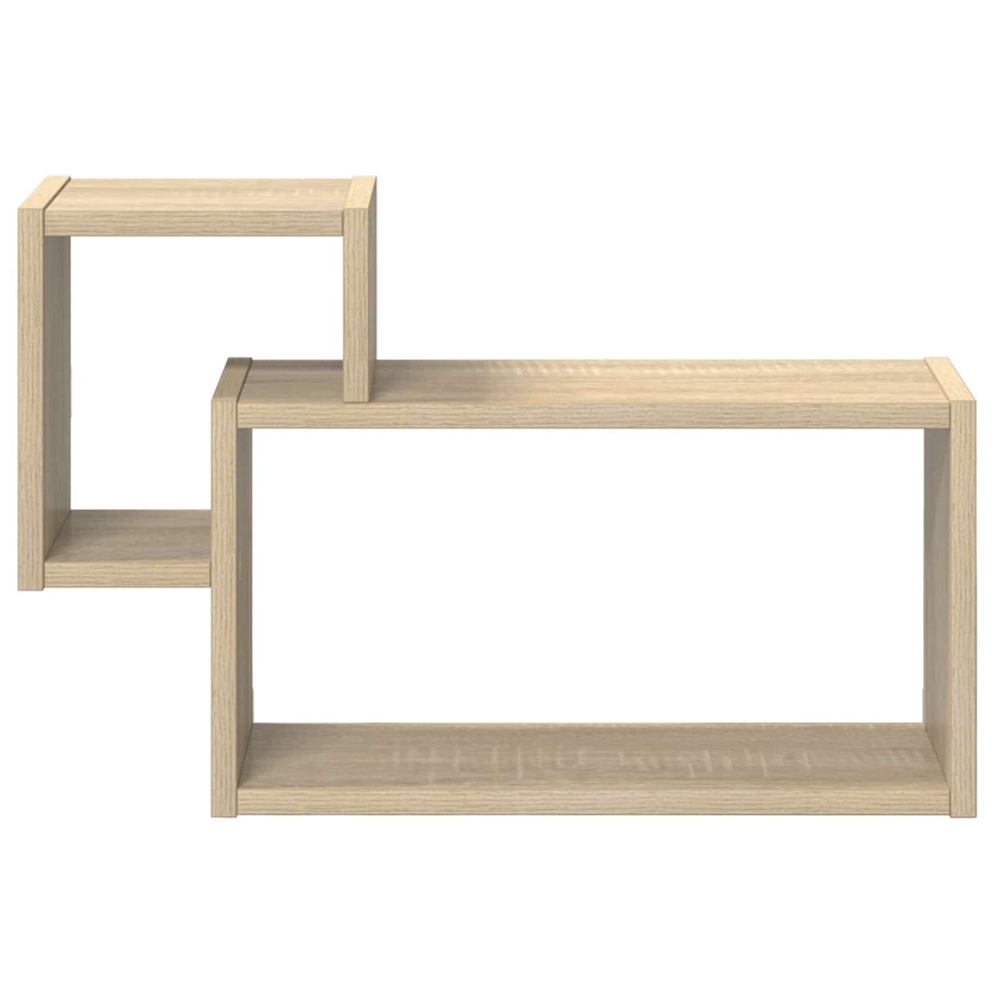 vidaXL Wall Shelf Wall-Mounted Brown 55 x 15 x 35 cm Engineered Wood