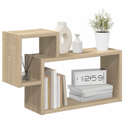 vidaXL Wall Shelf Wall-Mounted Brown 55 x 15 x 35 cm Engineered Wood