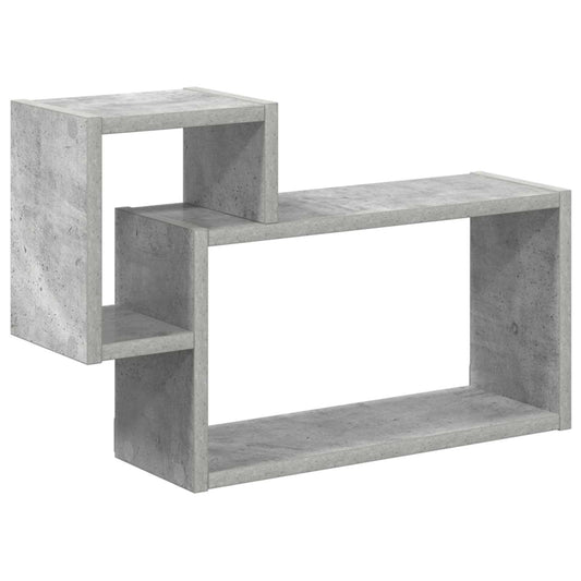 vidaXL Wall Shelf Wall-Mounted Concrete Grey 55 x 15 x 35 cm