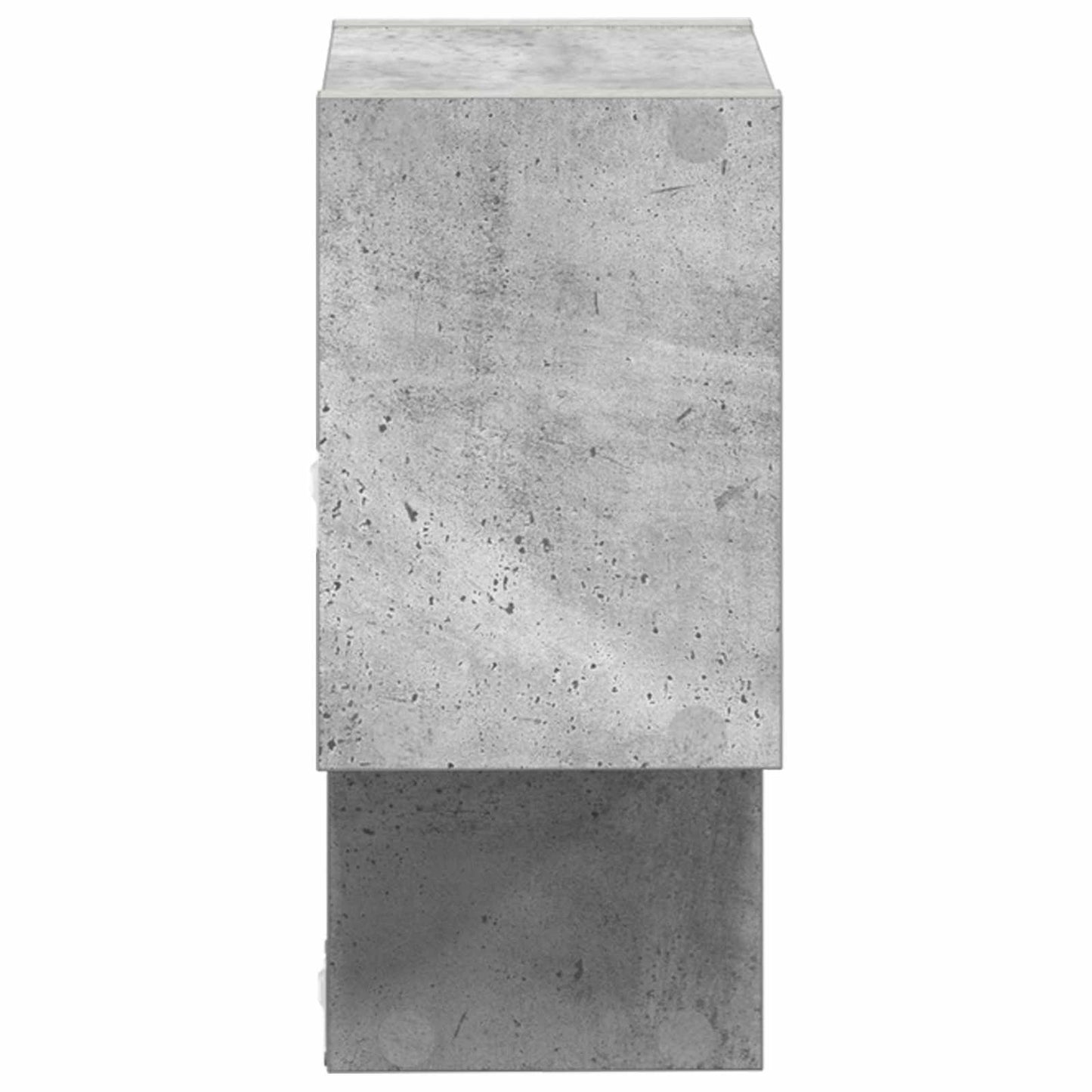 vidaXL Wall Shelf Wall-Mounted Grey 55 x 15 x 35 cm Engineered Wood