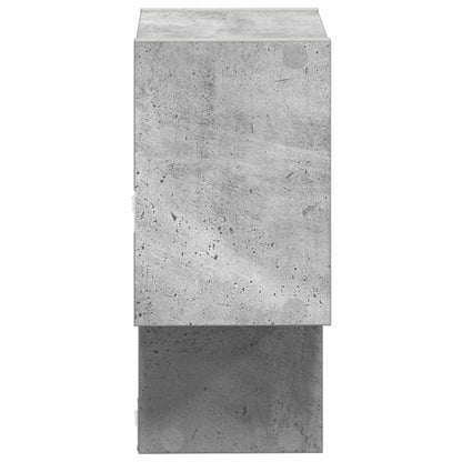 vidaXL Wall Shelf Wall-Mounted Grey 55 x 15 x 35 cm Engineered Wood