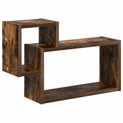 vidaXL Wall Shelf Wall-Mounted Brown 55 x 15 x 35 cm Engineered Wood