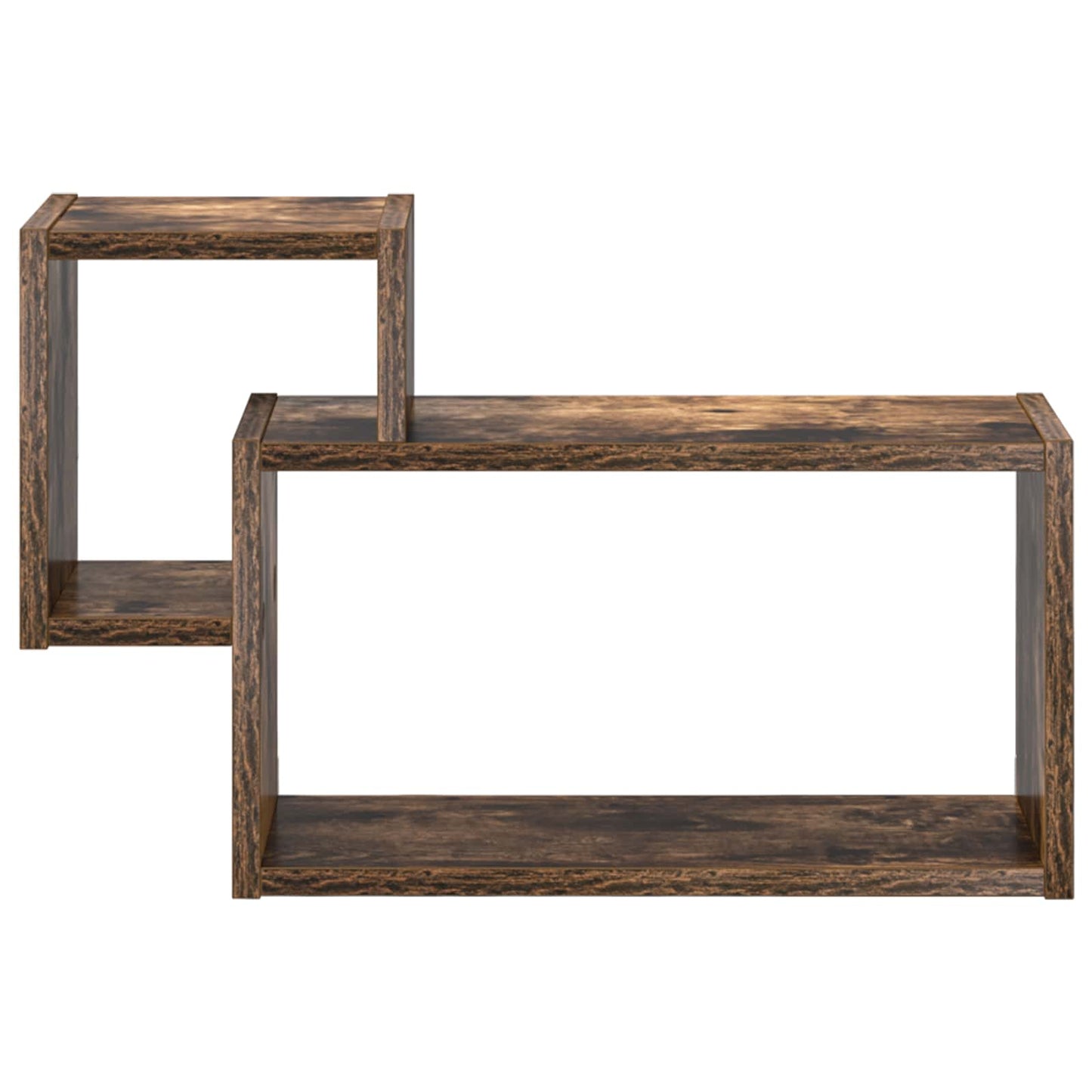 vidaXL Wall Shelf Wall-Mounted Brown 55 x 15 x 35 cm Engineered Wood