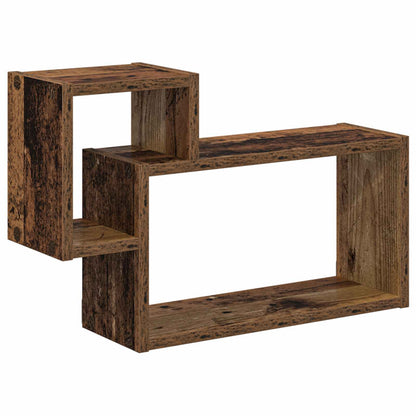 vidaXL Wall Shelf Wall-Mounted Brown 55 x 15 x 35 cm Engineered Wood