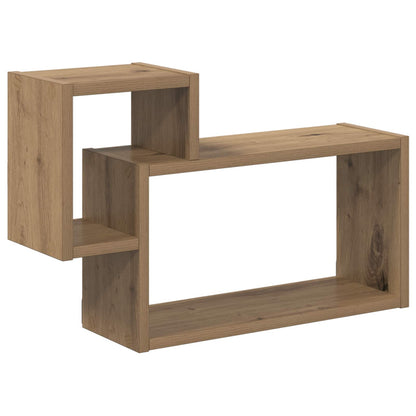 vidaXL Wall Shelf Wall-Mounted Brown 55 x 15 x 35 cm Engineered Wood