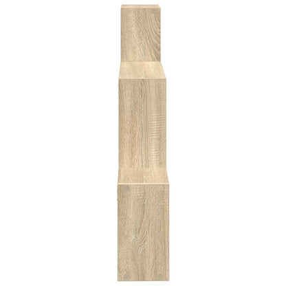 vidaXL Wall Shelf Wall-Mounted Brown 91.5 x 15 x 76 cm Engineered Wood