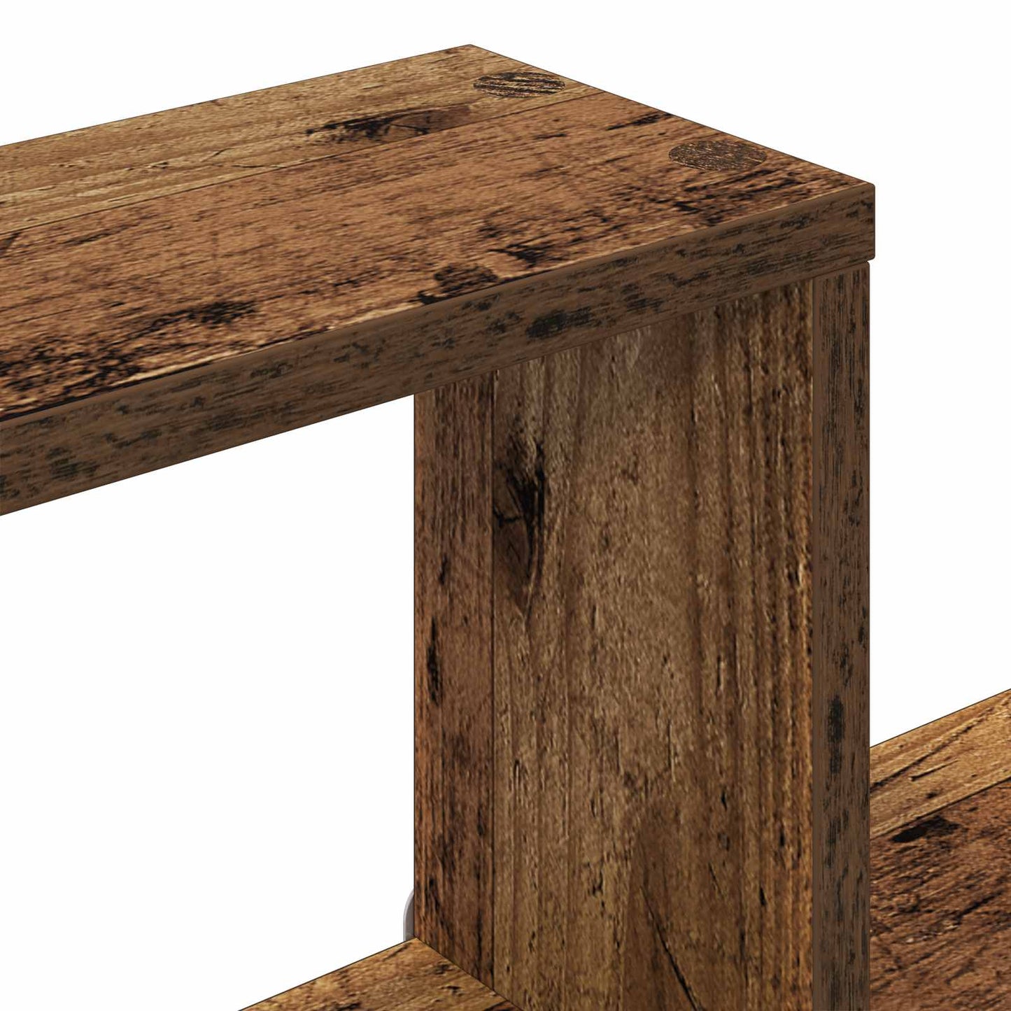 vidaXL Wall Shelf Wall-Mounted Brown 91.5 x 15 x 76 cm Engineered Wood