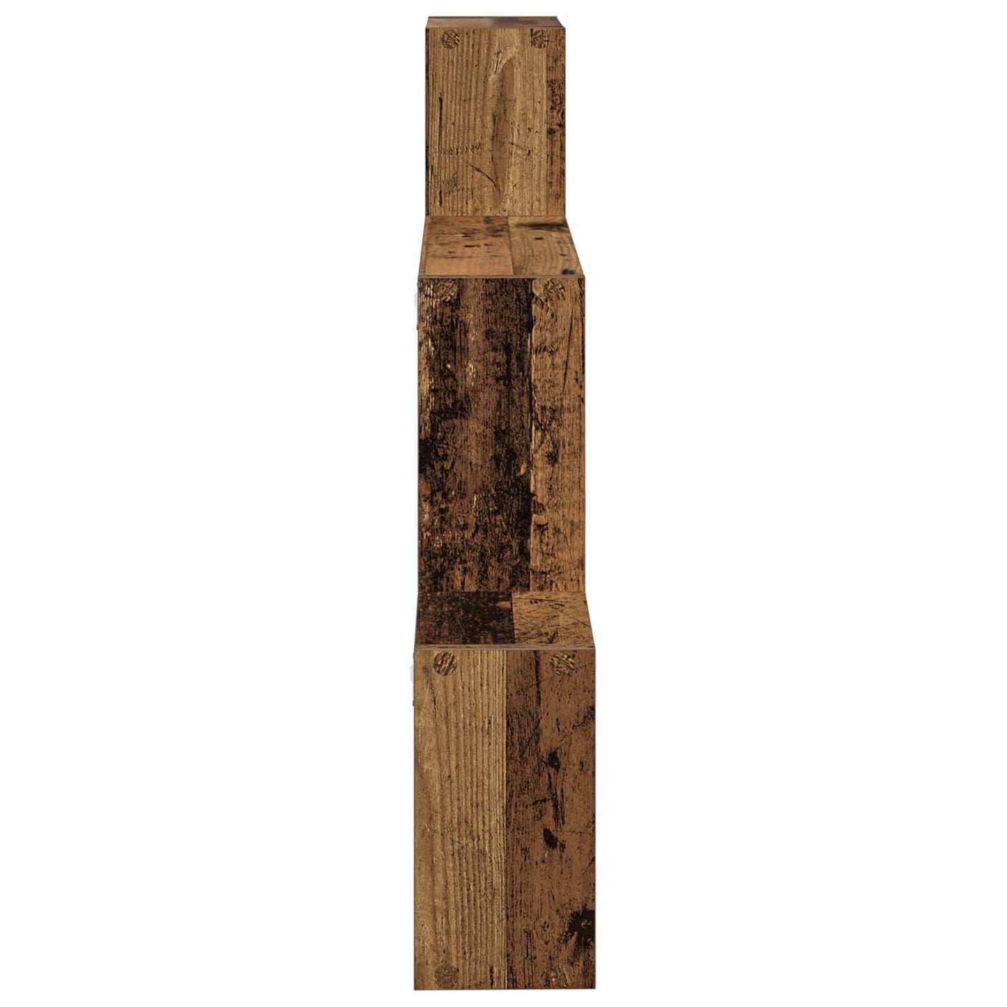 vidaXL Wall Shelf Wall-Mounted Brown 91.5 x 15 x 76 cm Engineered Wood