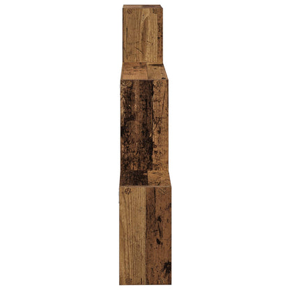 vidaXL Wall Shelf Wall-Mounted Brown 91.5 x 15 x 76 cm Engineered Wood