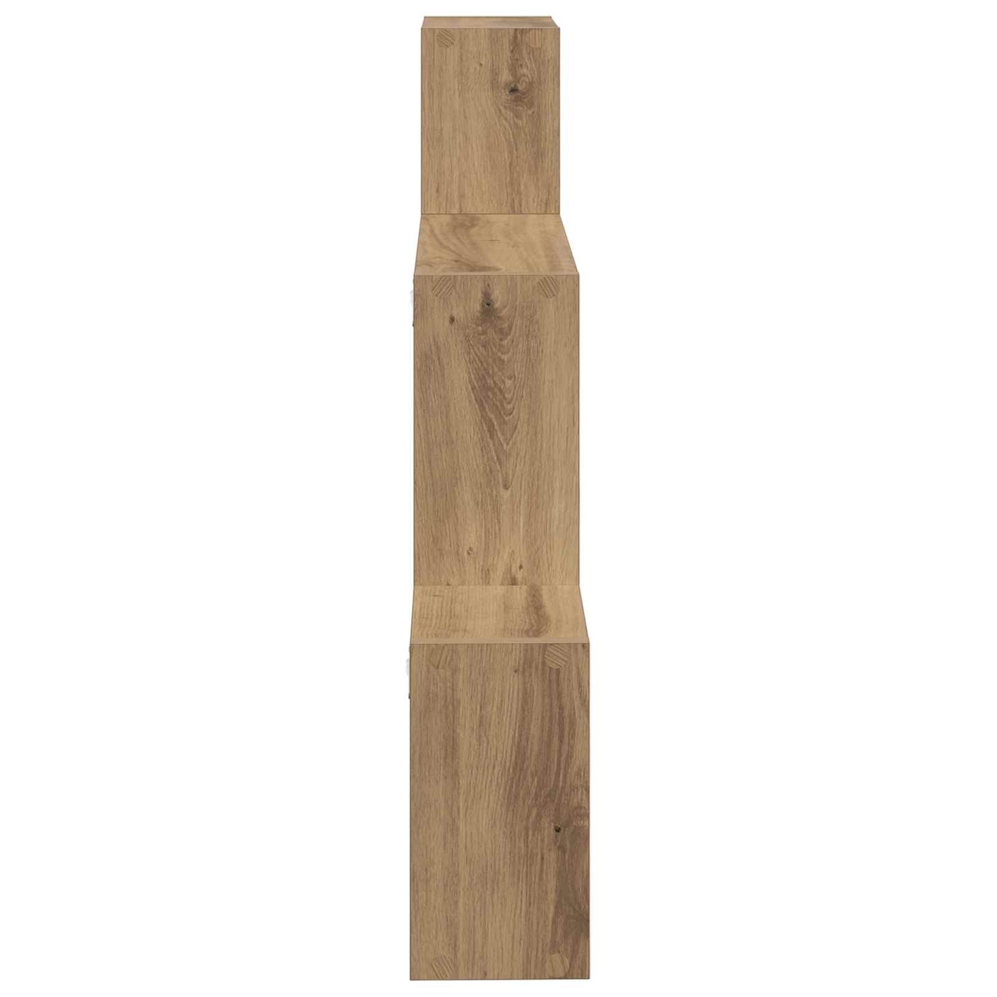 vidaXL Wall Shelf Wall-Mounted Brown 91.5 x 15 x 76 cm Engineered Wood
