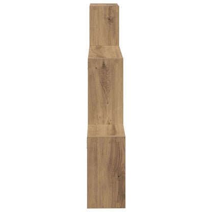 vidaXL Wall Shelf Wall-Mounted Brown 91.5 x 15 x 76 cm Engineered Wood