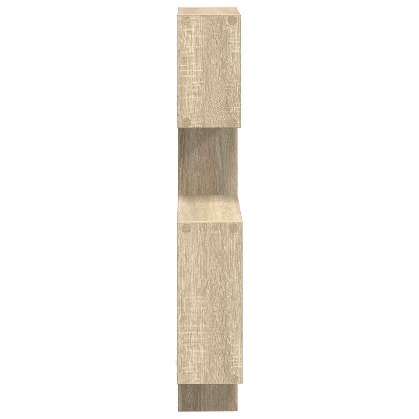 vidaXL Wall Cube Shelves Wall-Mounted Brown 64 x 13.5 x 91.5 cm