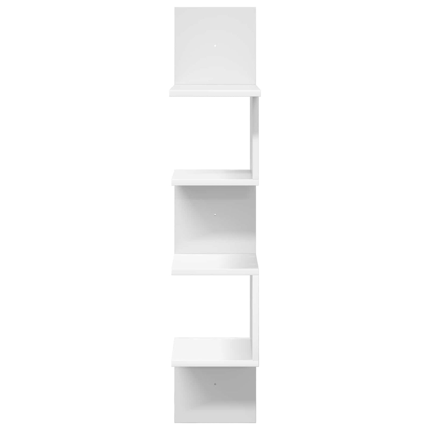 vidaXL Wall Shelf Wall-Mounted White 32 x 21 x107 cm Engineered Wood