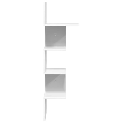 vidaXL Wall Shelf Wall-Mounted White 32 x 21 x107 cm Engineered Wood
