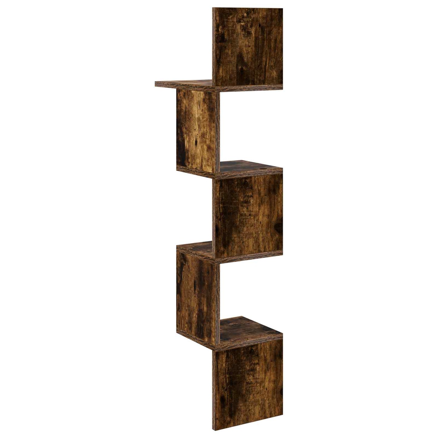 vidaXL Wall Shelf Wall-Mounted Brown 32 x 21 x107 cm Engineered Wood