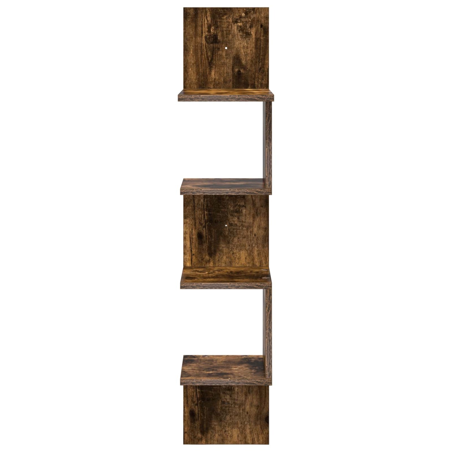 vidaXL Wall Shelf Wall-Mounted Brown 32 x 21 x107 cm Engineered Wood