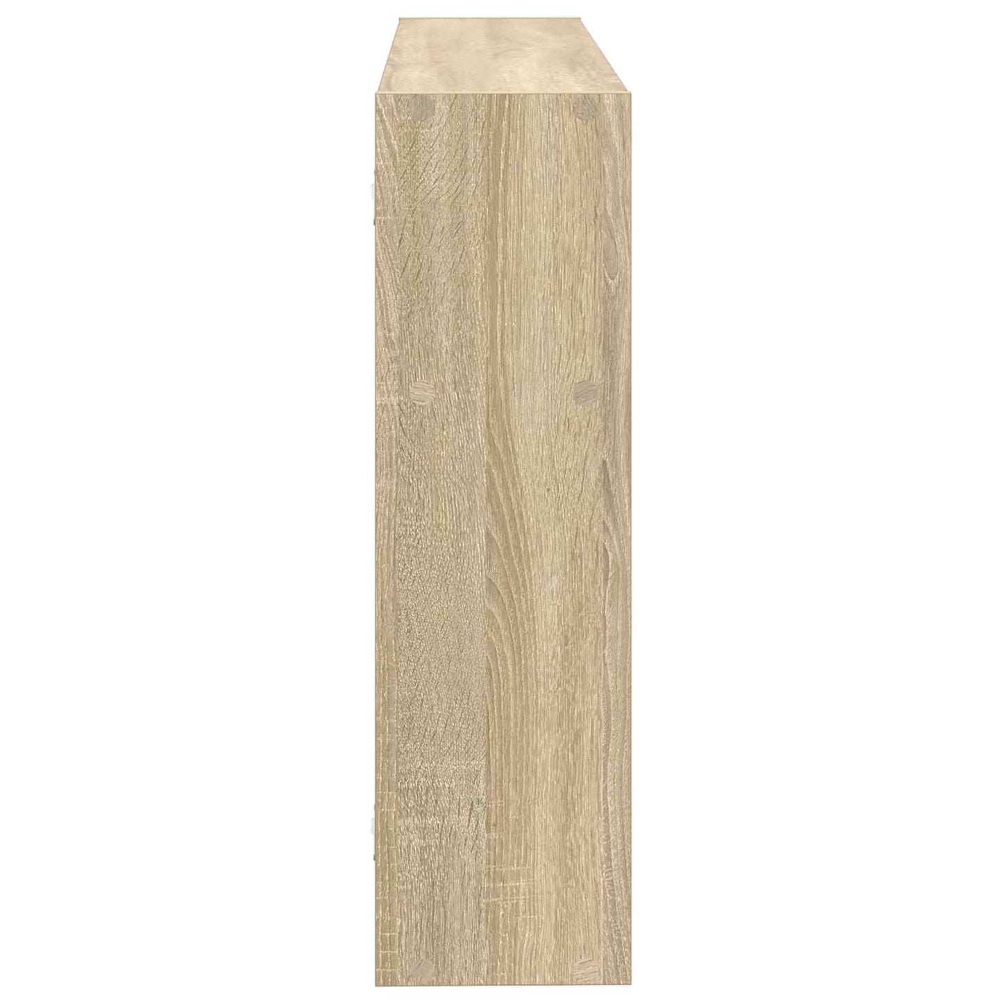 vidaXL Wall Shelf Wall-Mounted Brown 95 x 20 x 69.5 cm Engineered Wood