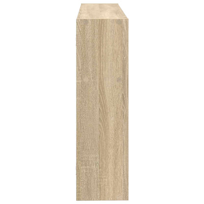 vidaXL Wall Shelf Wall-Mounted Brown 95 x 20 x 69.5 cm Engineered Wood