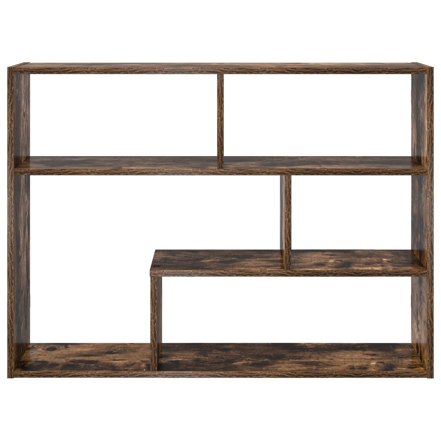 vidaXL Wall Shelf Wall-Mounted Brown 95 x 20 x 69.5 cm Engineered Wood