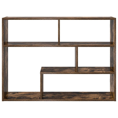 vidaXL Wall Shelf Wall-Mounted Brown 95 x 20 x 69.5 cm Engineered Wood
