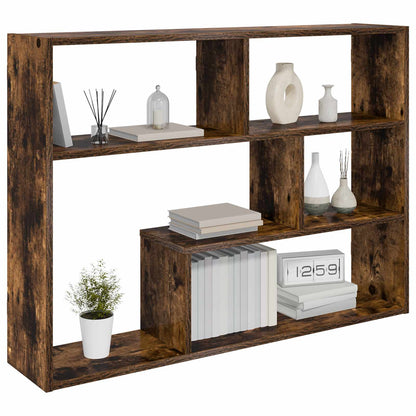 vidaXL Wall Shelf Wall-Mounted Brown 95 x 20 x 69.5 cm Engineered Wood