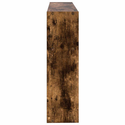 vidaXL Wall Shelf Wall-Mounted Brown 95 x 20 x 69.5 cm Engineered Wood