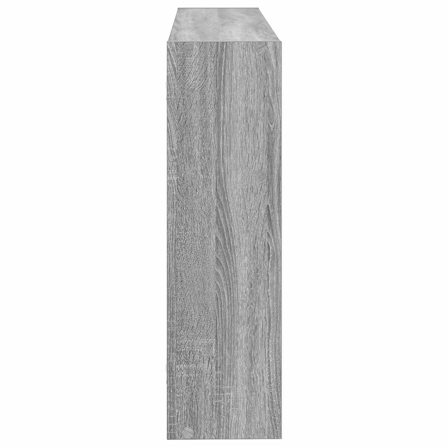 vidaXL Wall Shelf Wall-Mounted Grey 95 x 20 x 69.5 cm Engineered Wood