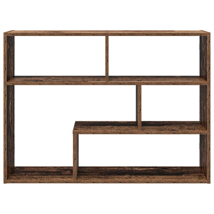 vidaXL Wall Shelf Wall-Mounted Brown 95 x 20 x 69.5 cm Engineered Wood