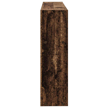 vidaXL Wall Shelf Wall-Mounted Brown 95 x 20 x 69.5 cm Engineered Wood