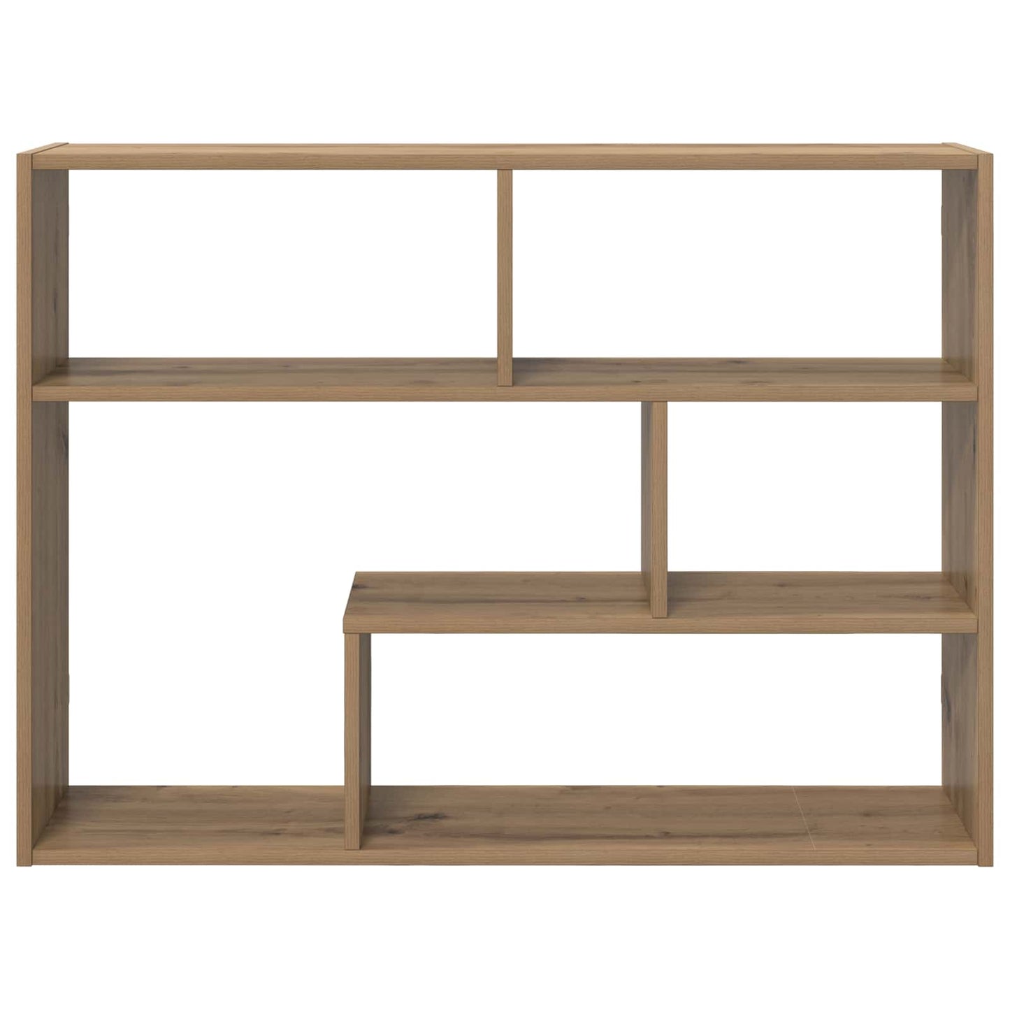 vidaXL Wall Shelf Wall-Mounted Brown 95 x 20 x 69.5 cm Engineered Wood